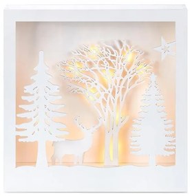 Бяла коледна светлинна украса Folkabo – Markslöjd