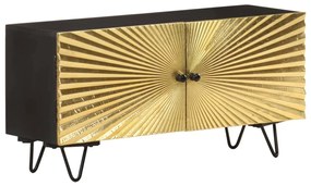 322681 vidaXL ТВ шкаф, 90x30x45 см, мангово дърво масив