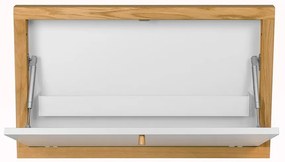 Бяла маса за накланяне, монтирана на стена Brenta - Woodman