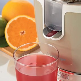 Цитрус преса Ariete VINTAGE JUICER 0413/03, 85W, Метално тяло, Безшумна работа, 2 приставки, Бежов