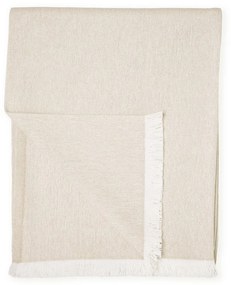 Бежово одеяло със съдържание на памук Лято , 140 x 180 cm Linen - Euromant