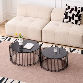 Кафе-маса Temporal Nest-Черно