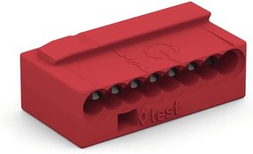 Wago Бърза връзка 8х0,8 mm2 (100бр.) червена за твърд проводник - 243-808