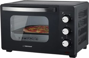 Втора ръка: Електрическа фурна Esperanza EKO008N, 1280W, 20 л, 100-230C, Таймер 60 мин, Черен