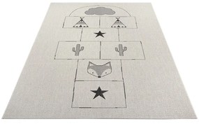 Кремав детски килим Игри, 80 x 150 cm - Ragami