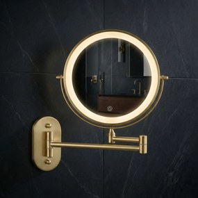 Огледало LED Glow Brush Gold