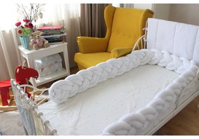 BLOSSOM Плетен обиколник 330 см Premium SLIM БЯЛ