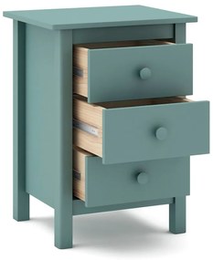 Детско нощно шкафче от борова дървесина в цвят бензин Max - Marckeric