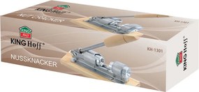 Орехотрошачка Kinghoff KH 1301, Регулируема, Стомана/дърво