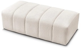 Бяла табуретка от прежда с примки от букле Annecy – Bobochic Paris