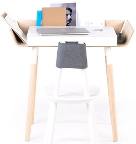 Бяло бюро с 1 чекмедже Бюро My Writing - EMKO