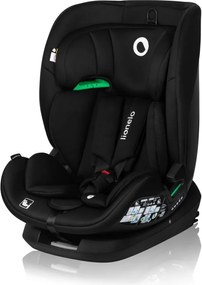 Lionelo - Столче за кола с въртяща се база LAVENDER i-Size 76–150 см Black Carbon