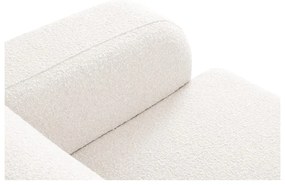 Бял ъглов диван от букле (променлив/L форма) Molino – Micadoni Home