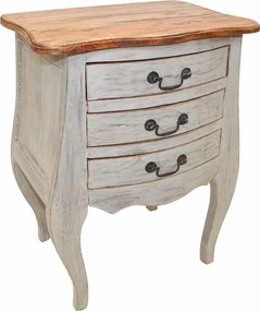 244504 vidaXL Нощно шкафче, махагоново дърво масив, 48x35x64 см