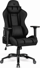 Ергономичен геймърски стол HC-1013 - черно покритие от висококачествен плат