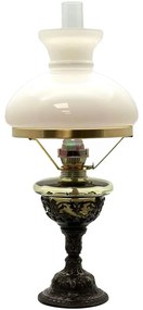 Газова лампа RŮŽENA 50 см горскозелен декориран с калай