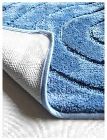 Синя постелка за баня 50x80 cm - JAHU collections