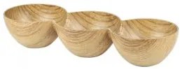 Еvelin - Плато за комплименти, трисекционно, 29,3x10xh5,5см, полистирен, WILLOW BUFFET-(10328-CW)