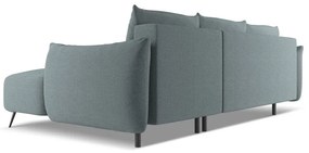 Светлосин ъглов диван (десен ъгъл) Malie – Makamii