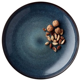 Черна/синя глинена купа ø 40 cm Gastro Dark Blue/Black – Bitz