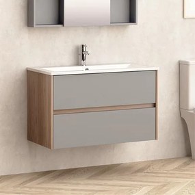 Конзолен PVC шкаф ICP 9055MG, Inter Ceramic, 90x45x55см