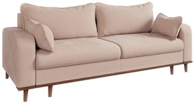 Бежов диван от рипсено кадифе 220 cm Beata – Ropez