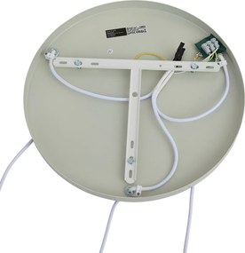 Japandi Pendant Lamp White with Organic Light Green Shade 3-Light - Moonstone