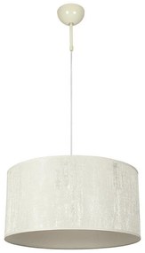 Пендел САРАЙ КРЕМ - цилиндър ø400, h=200, крем, 1xE27