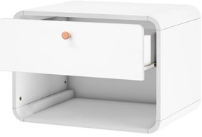 Бяло висящо нощно шкафче Cassie - Støraa