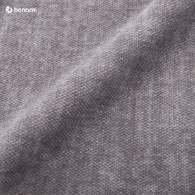 Светлосиво тапицирано двойно легло с решетка и място за съхранение 180x200 cm Jade - Bobochic Paris