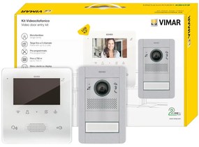 VIMAR K7559G.01 Еднофамилен видеодомофонен комплект, 4,3" hands-free цветен LCD дисплей,