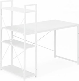 Маса за работа и игра с рафтове 120 x 60 cm Черен