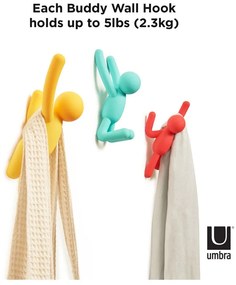 Куки за стена в комплект от 3 Buddy - Umbra