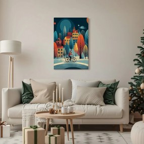 Картина на платно – Вълшебното зимно село