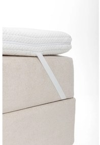 Боксспринг легло в кафяво-сив цвят с място за съхранение 180x200 cm Elva Bold – Bonami Selection