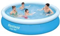 Bestway - Басейн с надуваем ринг и помпа 366 x 76cm 57274