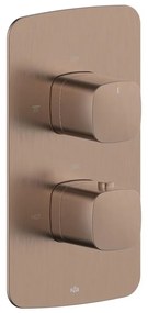 KFA Armatura 5759-001-34- Термостатичен душ смесител за вградена инсталация MALAGA, розово злато