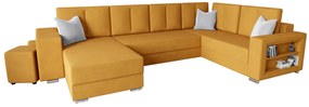 Разтегателен диван в П-образна форма JENER, 326x90x180, itaka 33, десен