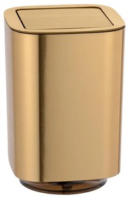 WENKO 24163100 - Кош за отпадъци AURON 17x25,5 cm златен