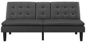 Сив разтегателен диван от изкуствена кожа 191 cm Maine – Støraa