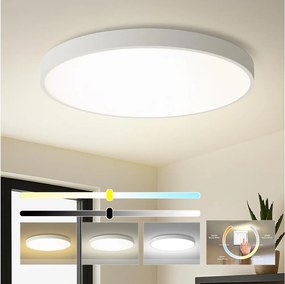 Brilagi - LED таванен плафон POOL LED/128W/230V 3000/4500/6000K Ø 100 см бял