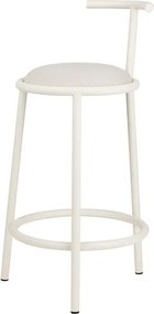 Бежов метален бар стол (височина на седалката 68 cm) Hogo – noo.ma