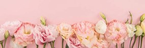 Картина на платно – Пастелни цъфтящи цветя
