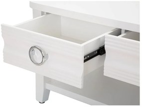 Масичка за кафе от бяла ела 60x90 cm Shine - Mauro Ferretti