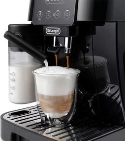 Еспресо машина Delonghi Magnifica START ECAM220.60.B, 1450W, 15 bar, 1.8 л, 4 програми, 13 нива на смилане, LatteCrema Hot, Опция за кафе на зърна, Черен