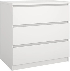 Бял скрин 77x76x50 cm Naia – Tvilum