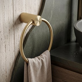 Закачалка за баня Ring 64106 SOLO Brush Gold