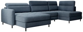 Разтегателен диван в П-образна форма NERTO, 306x100x165, raguel 40, ляв