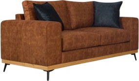 Двуместен диван Dysine-Теракота