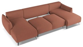 Розов ъглов диван Malie – Makamii